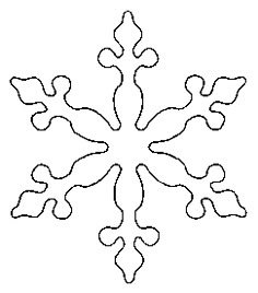 free printable snowflake templates large small stencil patterns