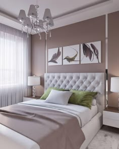 Master Bedroom Design, Master Bedrooms Decor, Home Decor Bedroom, Small Bedroom, Modern Bedroom, Bedroom Interior, Bedroom Green, Bedroom Designs, Trendy Bedroom