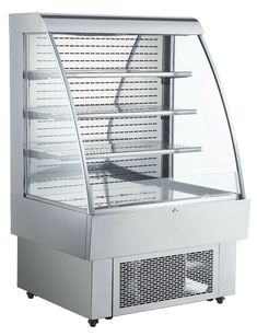 Commercial Refrigerator Open Air 26 Air Curtain Merchandiser Multideck Open Chiller Refrigerated Grab Showcase Merchandiser Coffe Shop NSF Display Cooler BLF-706A