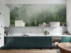 160 Best Wall Design Kitchen Images Mural Art Murals Misty Kitchen Contemporary Wall Murals Nature Pixers We Live To Change