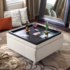 7 Best Round Storage Coffee Table Ottoman Ideas Ottoman Coffee Table Storage, Round Coffee Table Ottoman With Storage