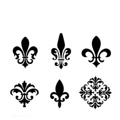 Новости Узоры Pinterest Stenciling Cricut And Patterns Fleur De Lis Printable Use To Paint The Silhouette For A Pink And Black Paris Room