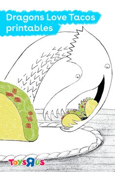 Dragons Love Tacos Free Printables in 2021 Dragons love tacos