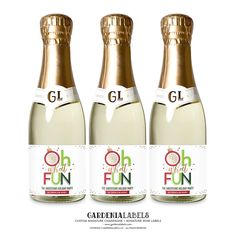 Adult 50th Birthday Birthday Party Favor Gift for Women and Men Set of 16 Gold Mini Wine and Champagne Bottle Label Stickers