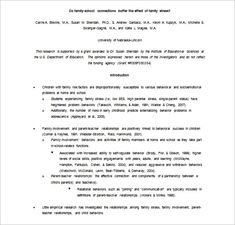 review of literature format example