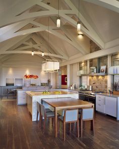 17 Best Open Beam Ceilings Images Ceiling Cottage My Dream House Contemporary Kitchen Design Photo By Interiors Studio Martha S Vineyard Al Beam Ceiling Marble Island