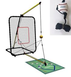 and Poly Baseballs for Kids Teens Ball Feeder Pitching Machine and Adults World Sports Products Inc. Trend Sports Sandlot 4-In-1 Batting Cage