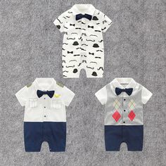 Baby Boy Woven Body Shirt Chinos 3 Pcs Set Navy Blue Bow Tie 100/%Cottn 3-6-12-18