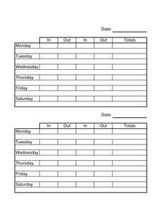 26 best crew timesheets images timesheet template time time card sheet pdf