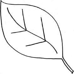 simple leaf outline printable koni polycode co