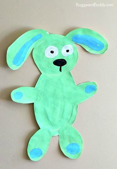 knuffle bunny art activity for preschool and kindergarten