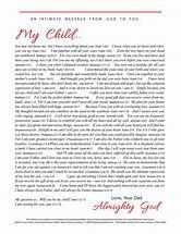 Impression end result for Printable Fathers Enjoy Letter prayers picture regarding The Father's Love Letter Printable referred to as Impression outcome for Printable Fathers Get pleasure from Letter prayers