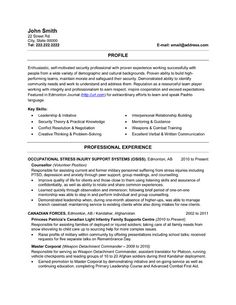hospitality resume templates free