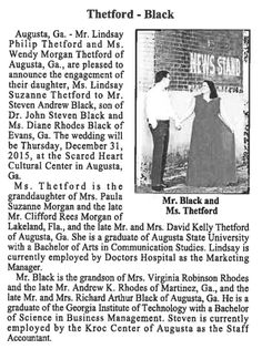 newspaper announcement