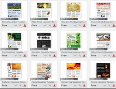 free microsoft office newsletter templates