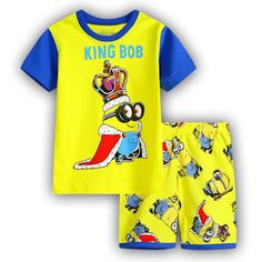Gold treasure Little Kids Sleepwear Long Sleeve Pajama Set with Cartoon Santa Reindeer 2-7years