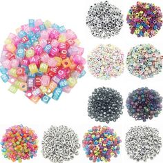 20Pcs Lampwork Verre Fleur Charm Findings Beads À faire soi-même Bijoux Bracelet 8 10 12 mm