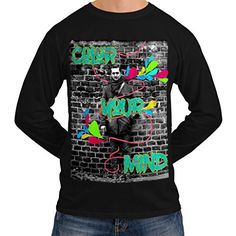 Wellcoda Wild Animal Monkeys Mens Long Sleeve T-shirt King Graphic Design