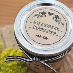 free jam jar labels