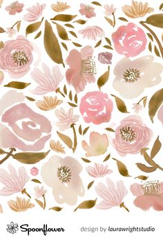 Watercolor Boho Girl Cloth Napkins by Spoonflower Floral Dinner Napkins - 21 Dark Pink Purple Florals Light Grey by shopcabin Set of 2