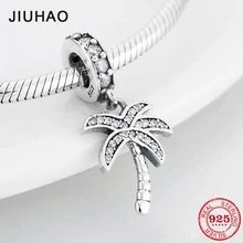 À faire soi-même Arbre européenne Zircon Crystal Charm Silver Spacer Beads Fit Collier Bracelet