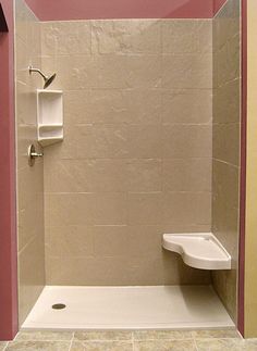 53 Best Onyx Showers Galore Images Shower Bathroom Onyx Shower With Tile Look Wall Panels Bench Seat And Corner Caddy