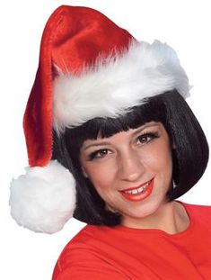 Wolf Winter Santa Unisex Santa Hat Christmas Cap Adults Children Costume Hat