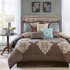 Pinzon Lightweight Cotton Flannel Duvet Cover Full Queen Fl Living 144 Madison Park Barnett Cotton Damask Comforter Set Also At Designer For 95 King Monroe 6 Piece Duvet Cover