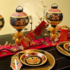 9 Best Chinese Themed Table Decorations Images Party Diy Table Decorating Ideas For Feminas Chinese Theme New Year Party Dinner