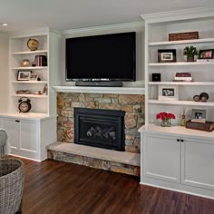 237 Best Fireplace Built Ins Images In 2019 Set Diy Sherman Masonry Interior Stones Fireplace With Cabinets Built Ins Shelves Home
