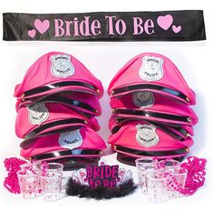 Accessoires f/ür Junggesellinnenabschied PICSonPAPER Damen Mesh Cap Weiss mit Aufdruck Die Braut und 9 Schwarze mit goldenem Aufdruck Team Braut JGA Accessoires Frauen