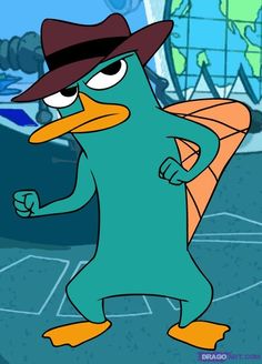 phineas and ferb cartoon characters funny tv show perry the platypushow drawdrawing