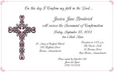 16 best invitations images on pinterest confirmation first