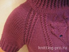 Моделирование рукава-реглан - knitting-pro.ru - От азов к мастерству