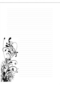 cost-free stationery templates black and white - Mozo photograph relating to Free Printable Stationery Black and White called free of charge stationery templates black and white - Mozo