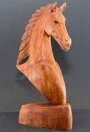 Parasite Holz Pferd Schnitzen