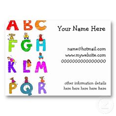 cute kids business cards pinterest card templates business
