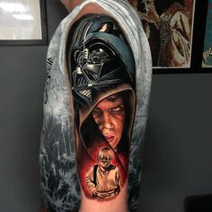 Star Wars Tattoo Ideas For Men - Best Tattoo Ideas For Men: Cool Tattoos For Guys - Find Badass Designs and Drawings For Inspiration #tattoos #tattoosforguys #tattoosformen #tattooideas #tattoodesigns