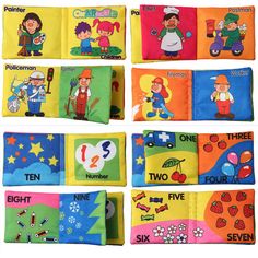 Non Toxic Soft Cloth Buch Soft Activity Book Früherziehung Spielzeug für
