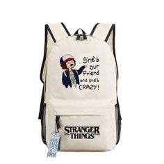 Stranger Things Backpack Season 3 Eleven Dustin Teen Girls Boys Kids School Bags Women Upside Down 3D Printed Laptop Backpacks Men Rucksacks Bookbags Adult Shoulder Bags Daypacks Merchandise 21