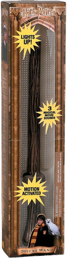 Harry Wizard Magic Wand Mystical Sound Sorcerer Book Week Kid Costume Accessory