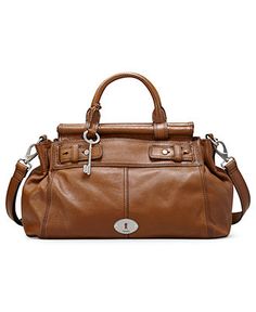 401 Best Fossil Handbags Images On Pinterest In 2018 Carteras Fossil Handbag Maddox Leather Bar Satchel Handbags Accessories Macy S