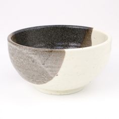 Rouge Céramique Soupe Bol Pamplemousse Pattern Handmade Pottery unique