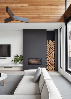 Photo 11 of 12 in Textured Bluestone Marries Minimalist Design in This Timeless Abode from Quarry House - Dwell Modern House Design, Modern Interior, Design, Interior, Haus, Dekorasi Rumah, Modern, Fine Art, Interieur