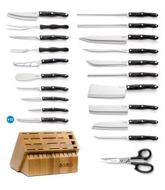 This Pc Ultimate Set Features Super Sharp American Made Cooking Knives This Pc Ultimate Set Features Super Sharp American Made Cooking Knives