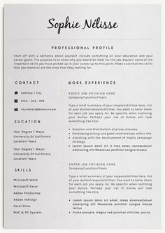 simple resume template anata resume