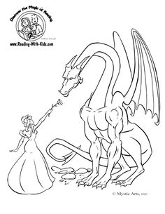Coloring Printables And Advanced Realistic Dragon Pages