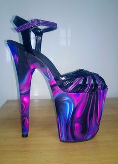 Purple stripper shoes Are not Purple stripper shoes