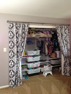 18 Best Curtains For Closet Doors Images Blinds Diy Ideas Alternative To Closet Door Ideas Replace Sliding Doors With Curtains How Hang