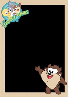 Gifs Y Fondos Pazenlatormenta Marcos Para Fotos Infantiles Baby Jj Pinterest Looney Tunes Looney Tunes Invitations Templates